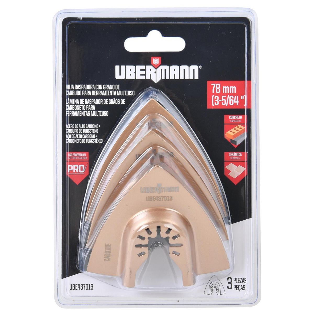 UBERMANN - Hoja delta ceramica 78 mm