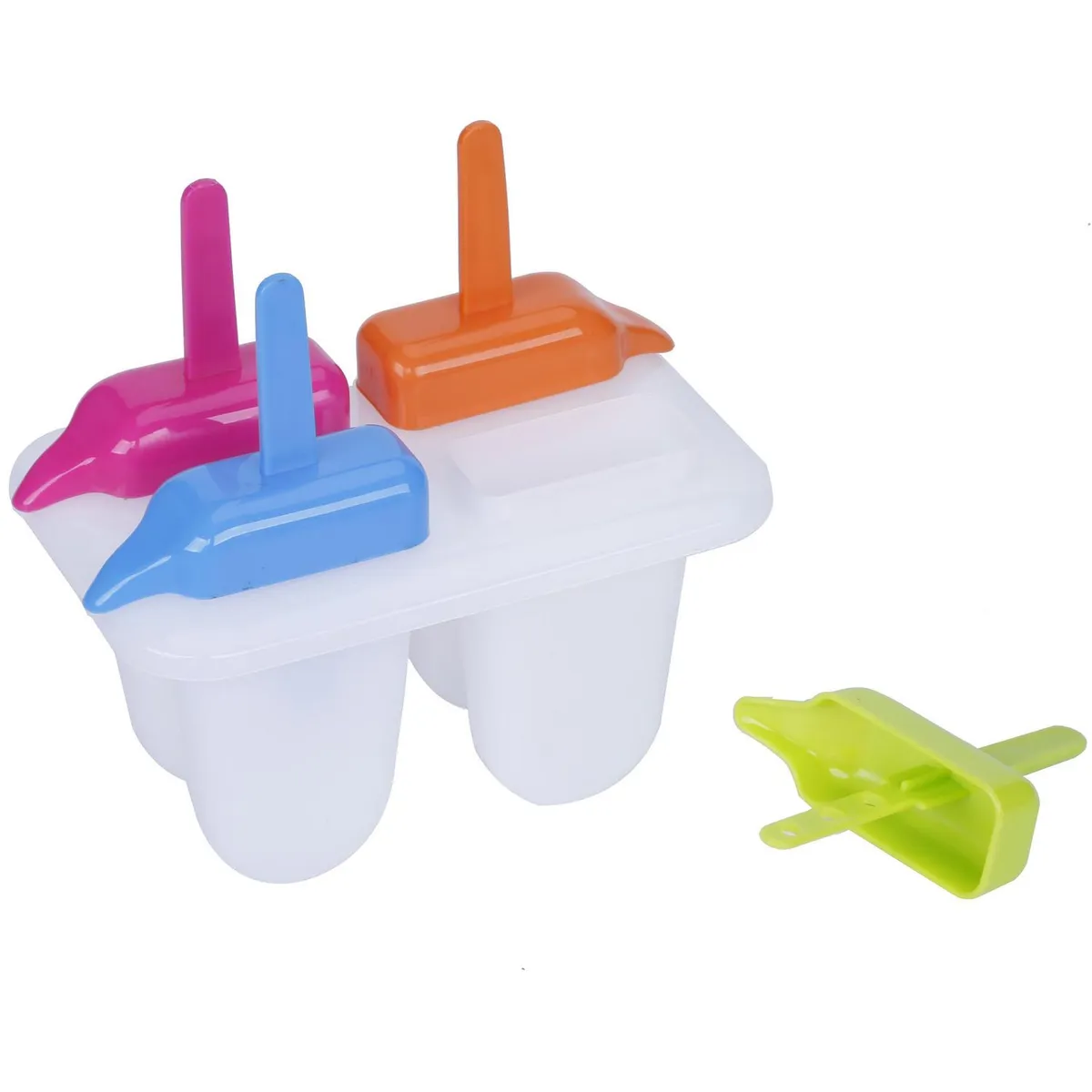 CASA BONITA - Set de 4 Moldes para Helado Casa Bonita Multicolor 600 ml
