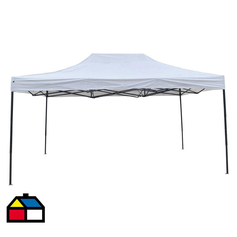 JUST HOME COLLECTION - Toldo Plegable 3x4.5 metros Blanco