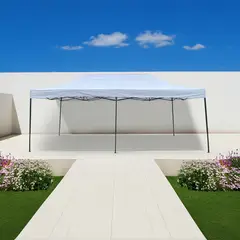 JUST HOME COLLECTION - Toldo Plegable 3x6 metros Blanco