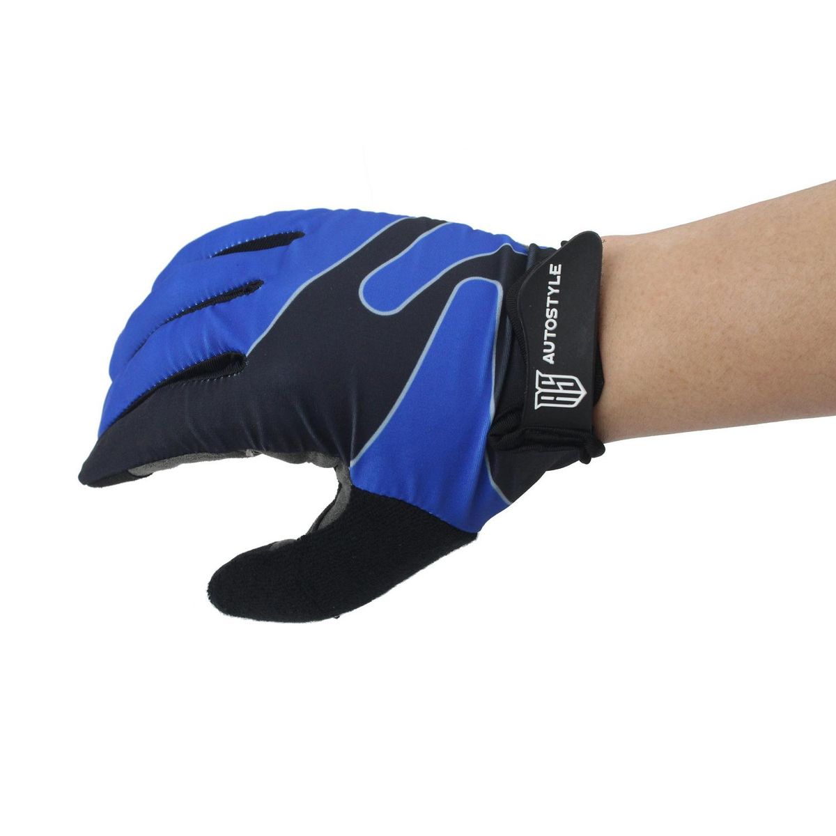 AUTOSTYLE - Guante Hombre de PVC M Azul, negro y gris