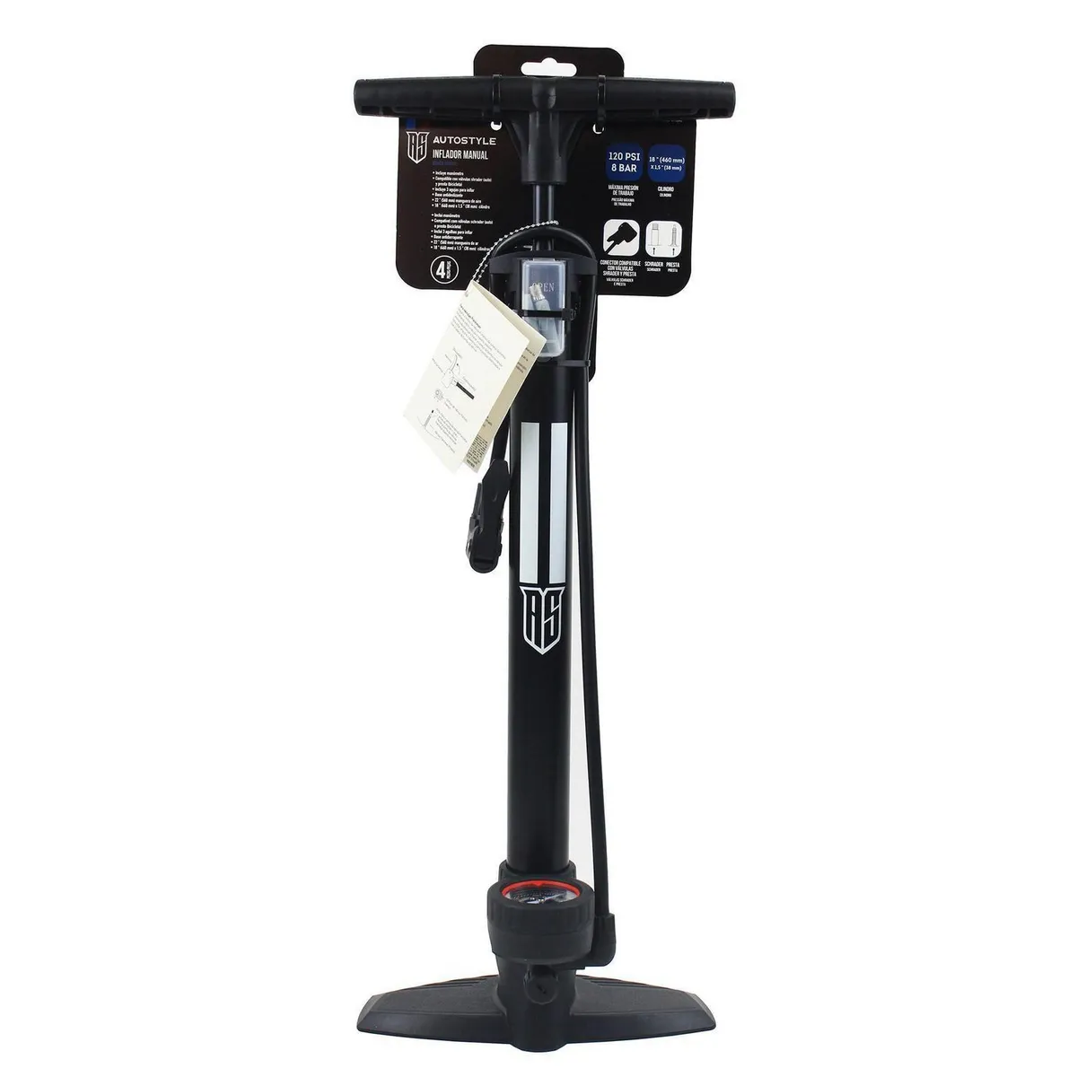 AUTOSTYLE - Bombín de pie 120 psi