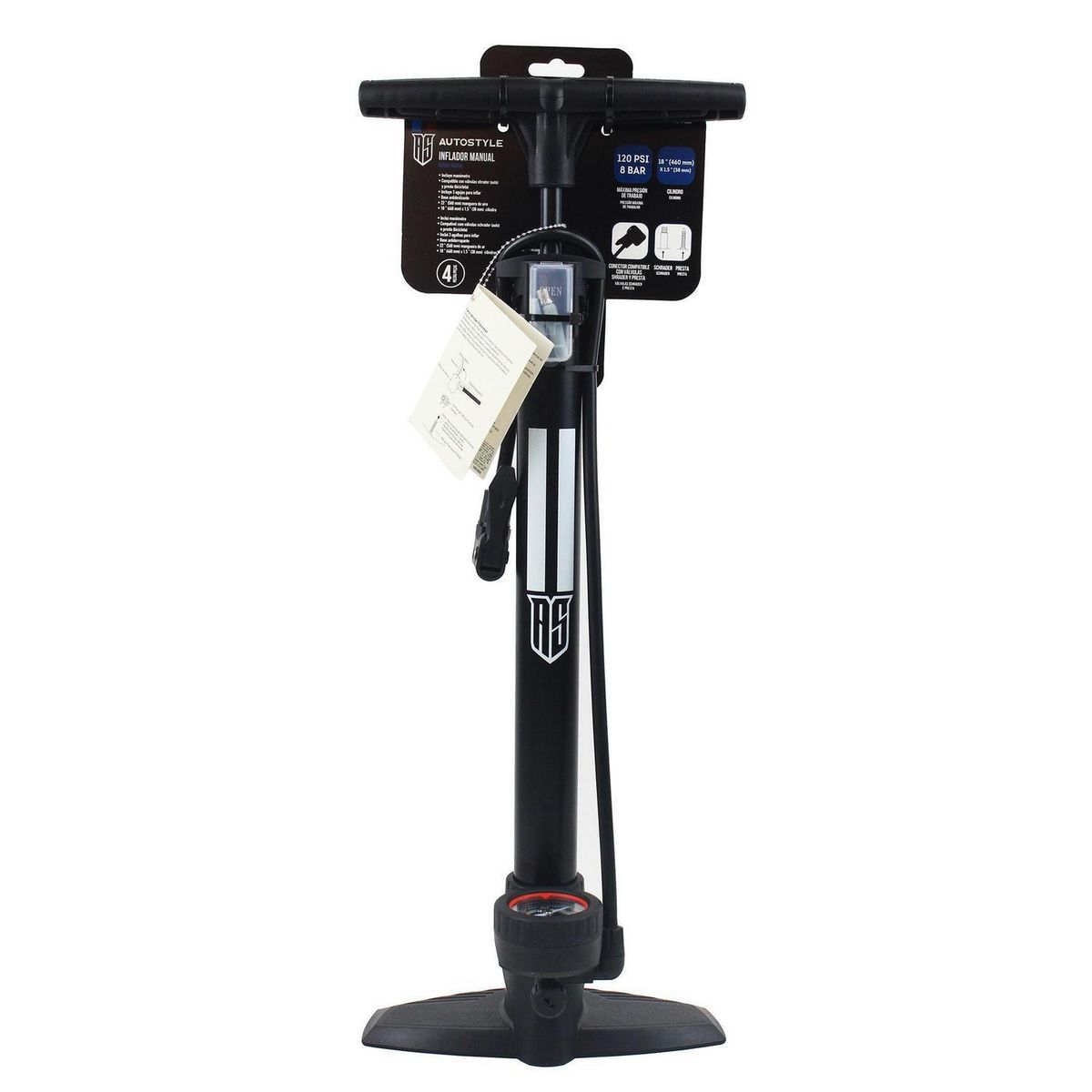 AUTOSTYLE - Bombín de pie 120 psi