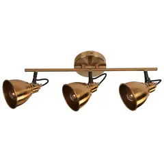 GENERAL LIGHTING - Barra bronce 3 luces