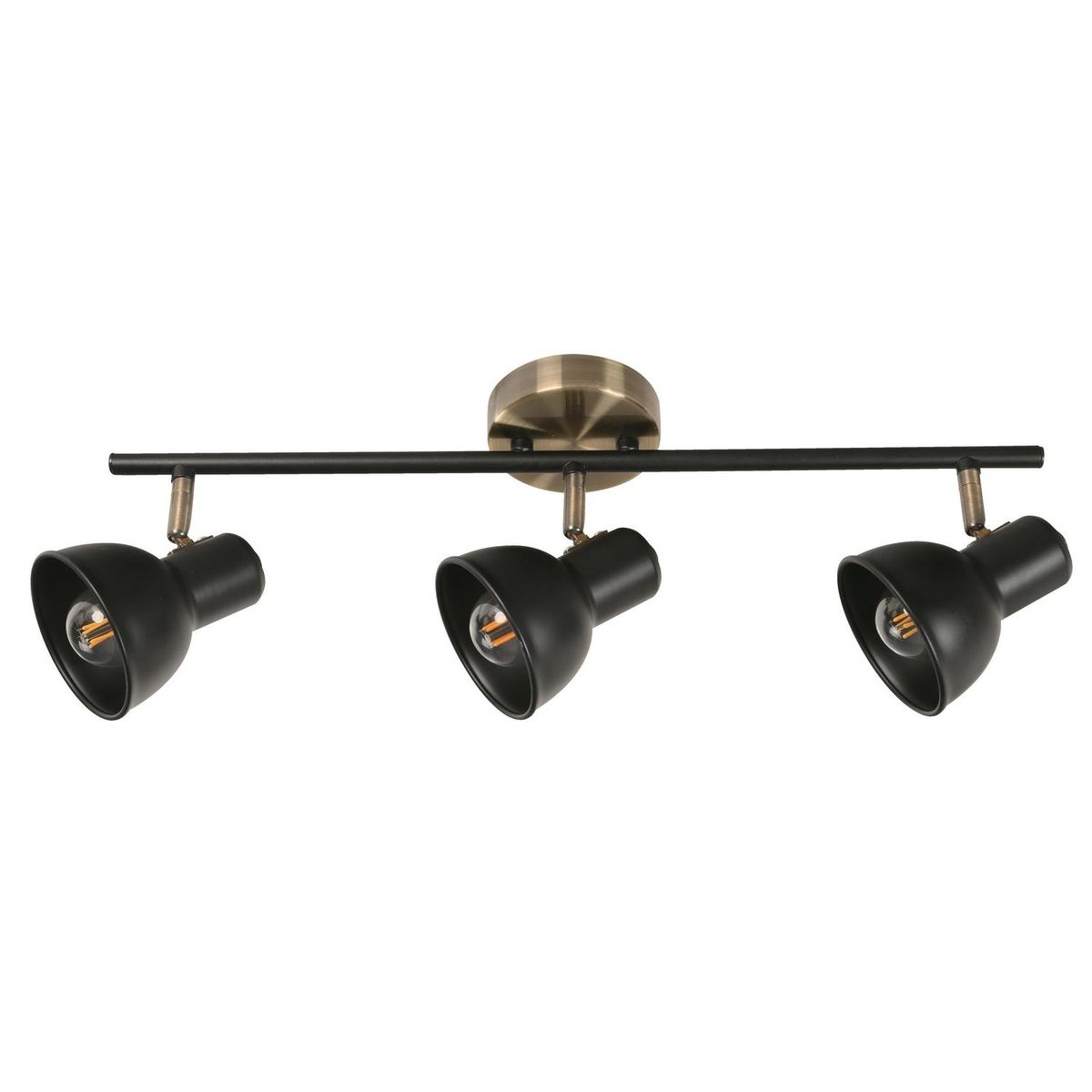 GENERAL LIGHTING - Barra Led 2 Luces Metal Negro