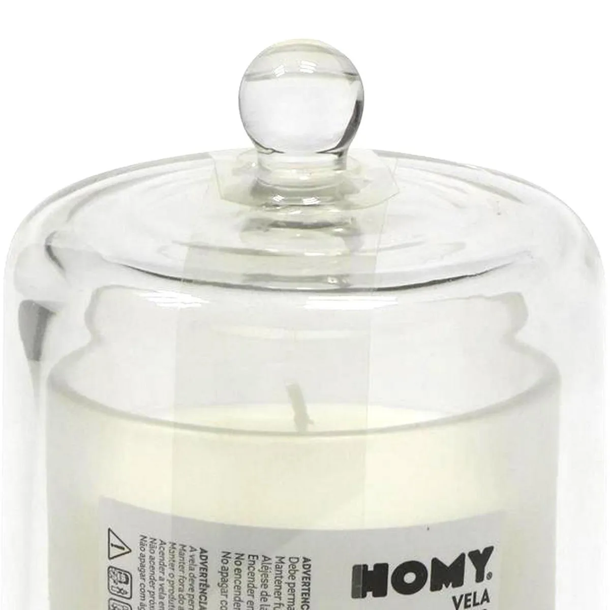 JUST HOME COLLECTION - Vela domo 14 cm blanca