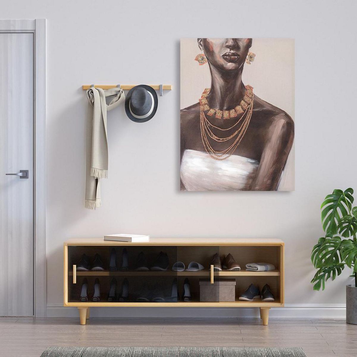 HOMY - Canvas african neck 80x60 cm