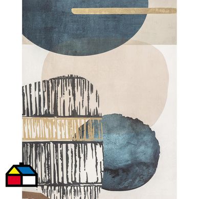 Canvas abstract color 1 80x60 cm.