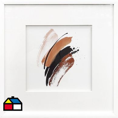 Cuadro brush abs 1 53x53 cm