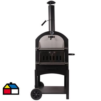 Horno a carbn Negro, Gris