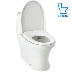 CORONA - Sanitario One piece a Piso 30,5 cm 4.8 Litros O60701001 Blanco