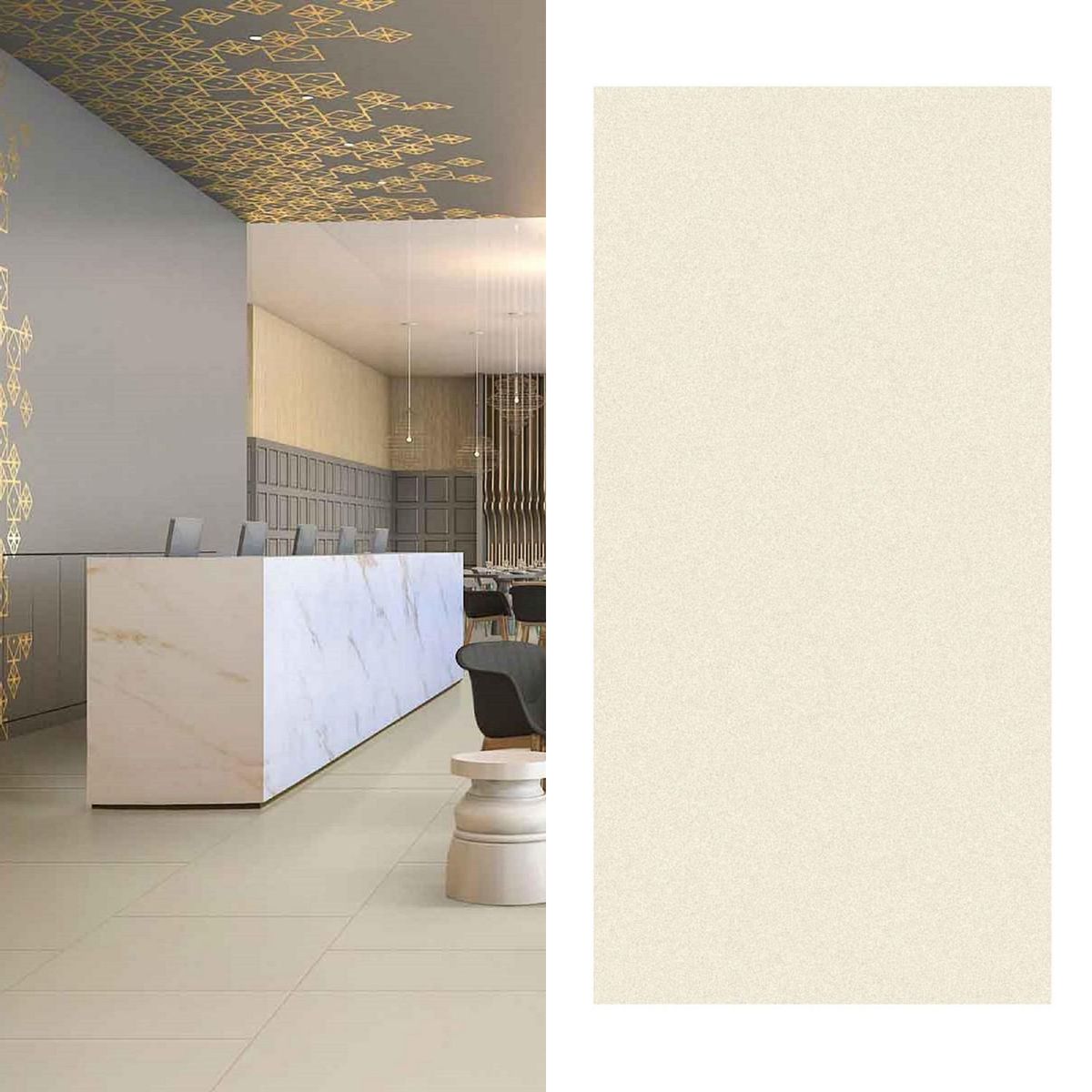 CORONA - Gres 28,3x56,6 atl marfil 1,6m2