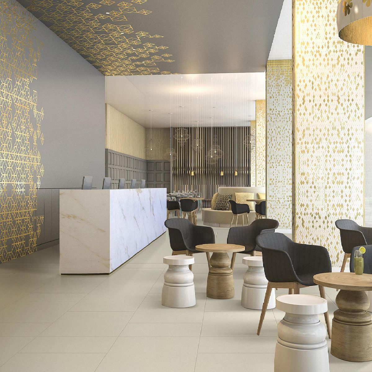 CORONA - Gres 56.6x56.6 cm Atlanta Marfil 1.6 m2