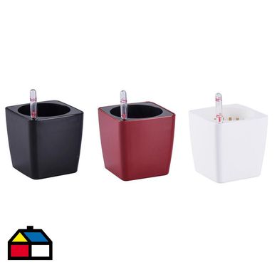 Macetero autorregante 11,5 cm colores
