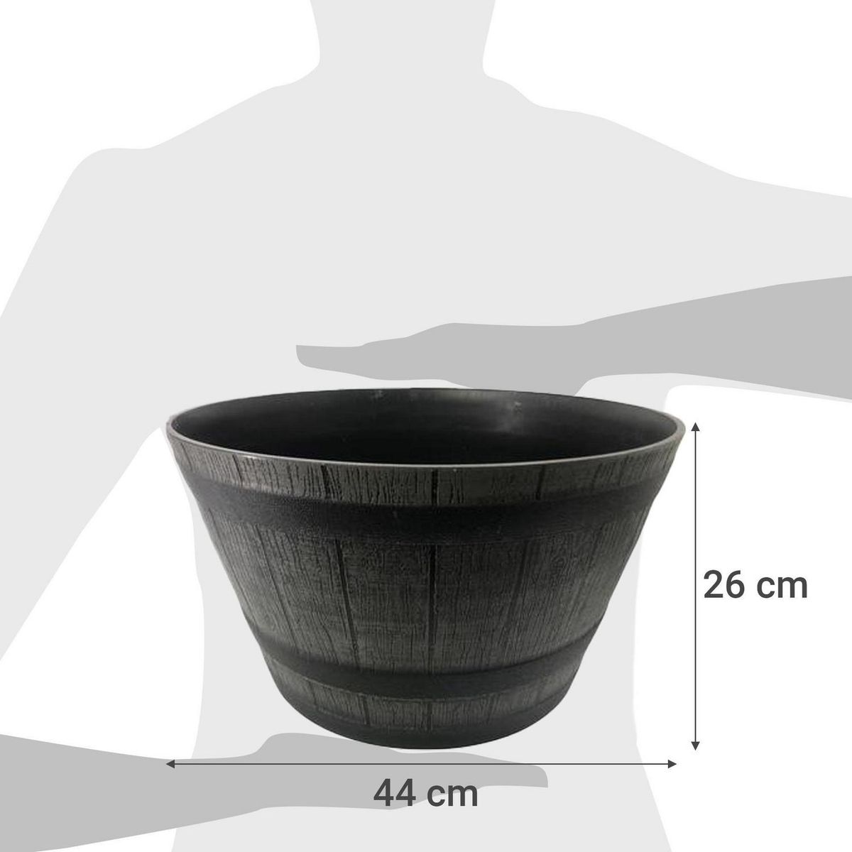 JUST HOME COLLECTION - Macetero Look barril