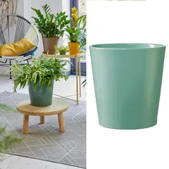 SK - Macetero Dallas de Cerámica 14x13 cm Menta