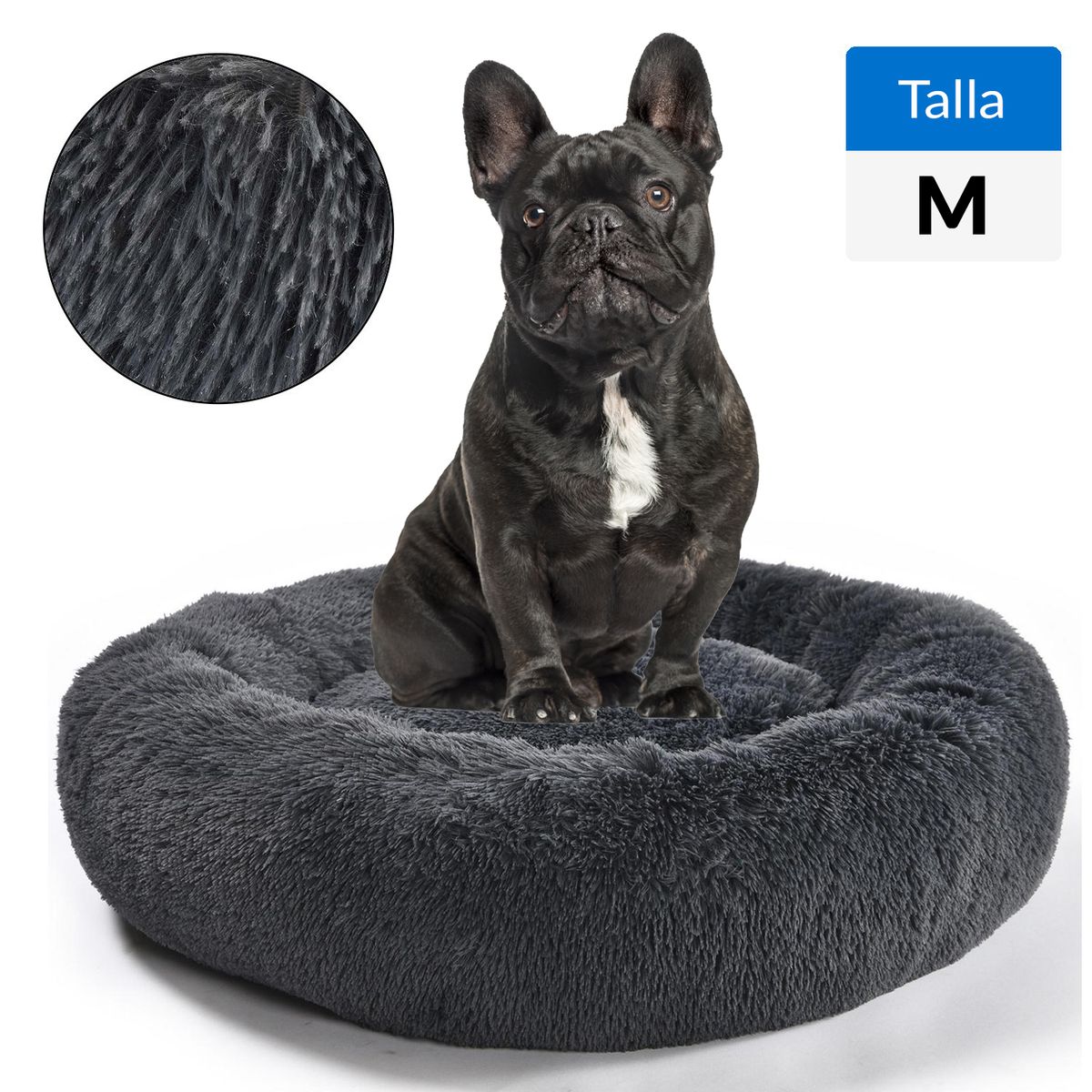 PETIZOOS - Cama para Perro 20x58x58 cm Gris