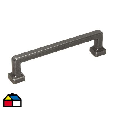 Asa 128 mm zamak acero patinado ur47
