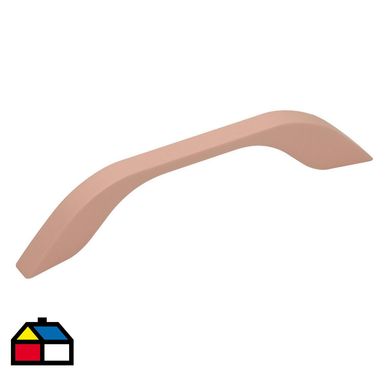 Asa 128 mm zamak rosa mate soft touc uu17