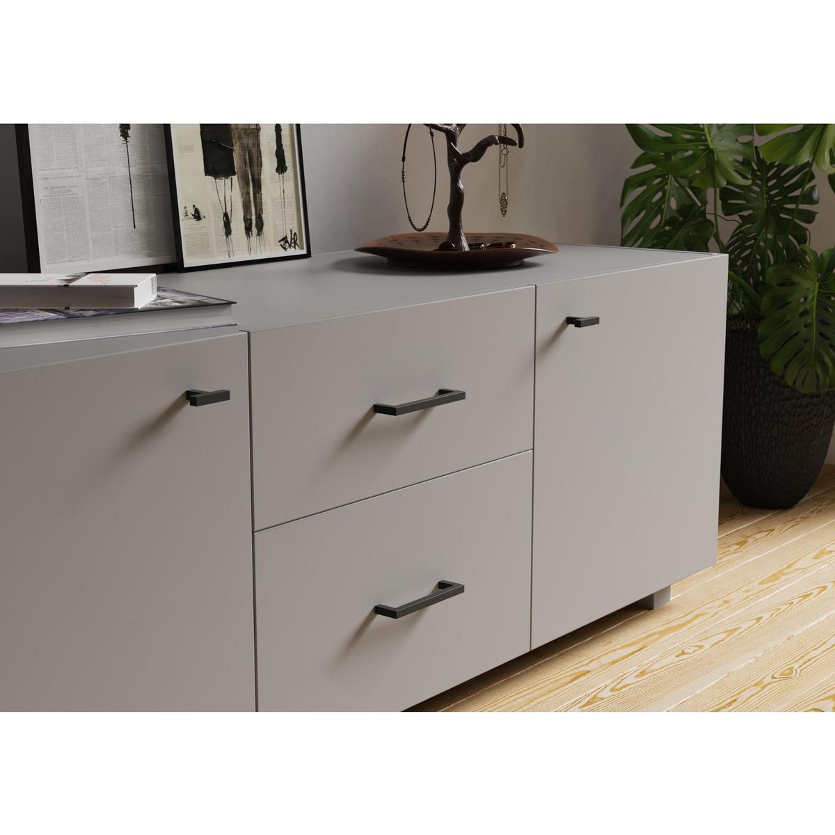 GAMET - Asa 128 mm inox negro mate uu86