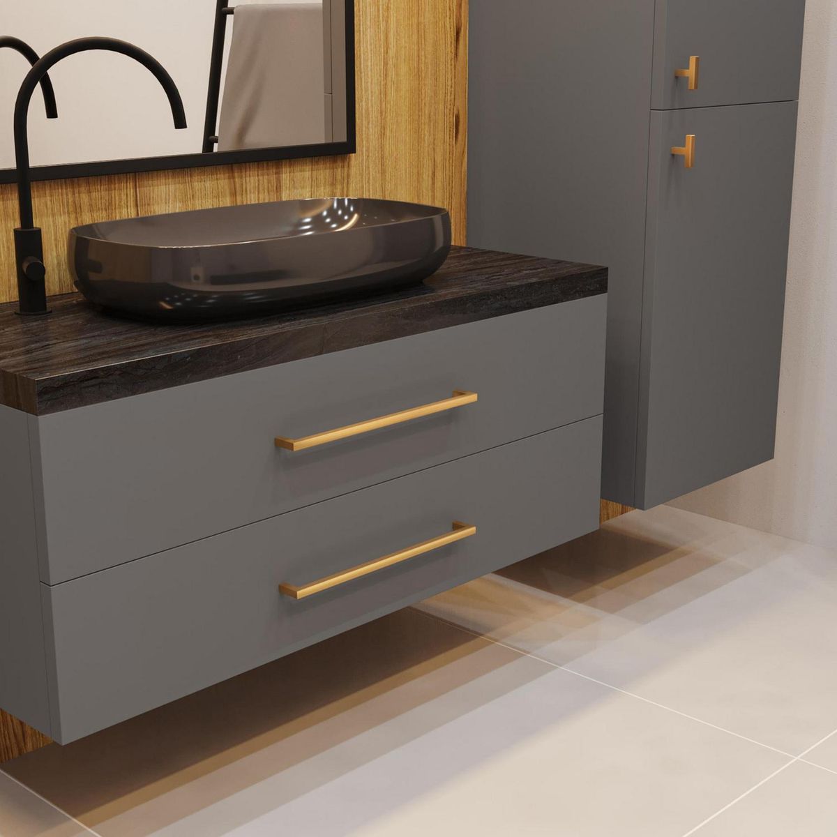 FIXSER - Asa 160 mm inox oro mate uu86