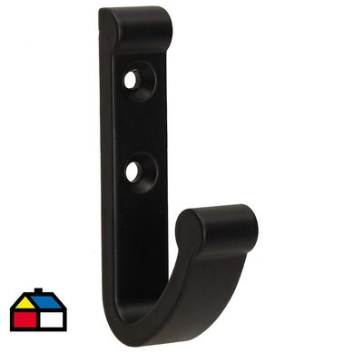 Colgador aluminio 70mm negro mate wa03
