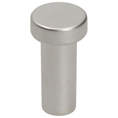 Percha-Pomo 16mm zamak cromo mate wp01