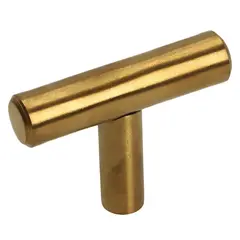 GAMET - Pomo 12x30mm inox oro mate re29