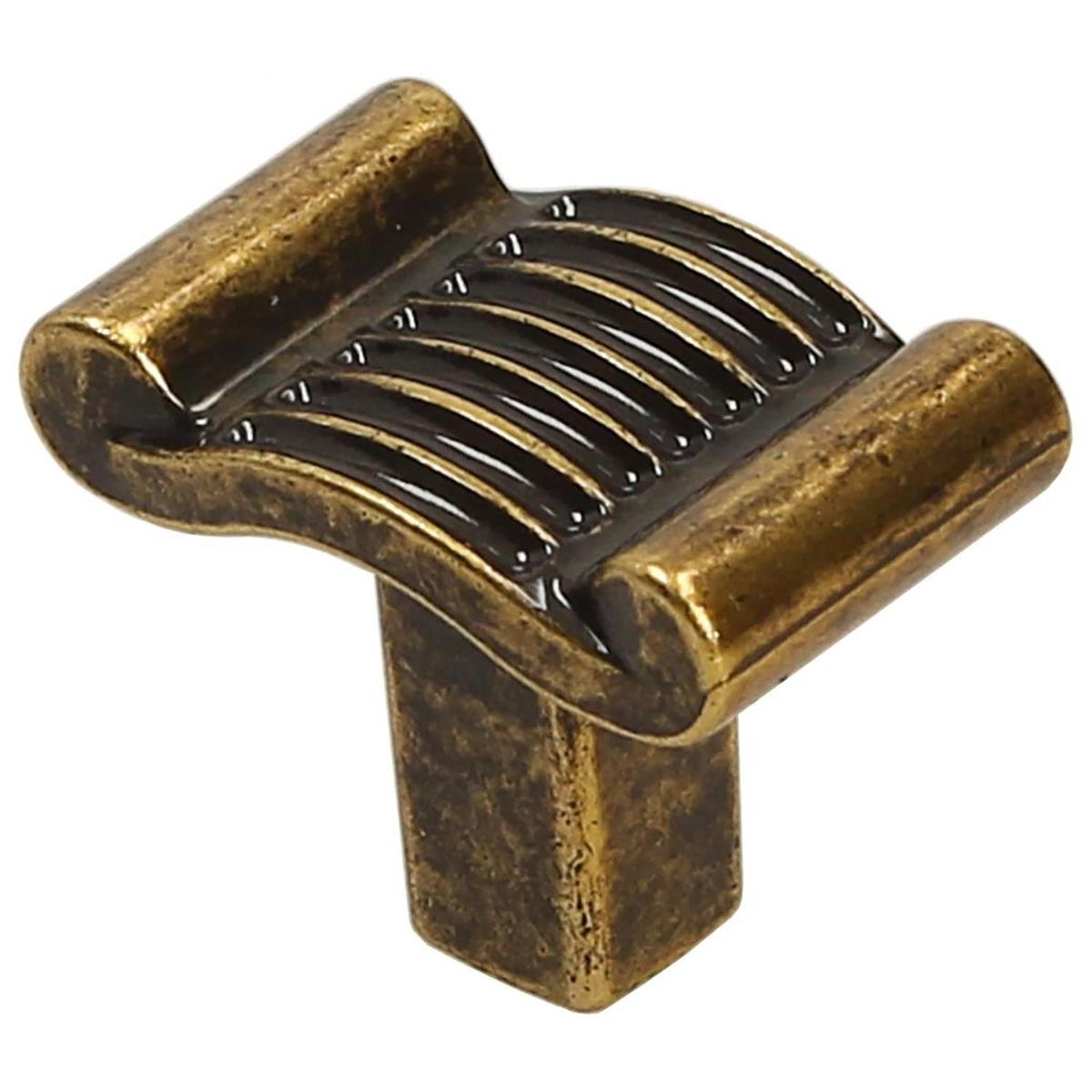 FIXSER - Pomo 19mm zamak cuero viejo gr37