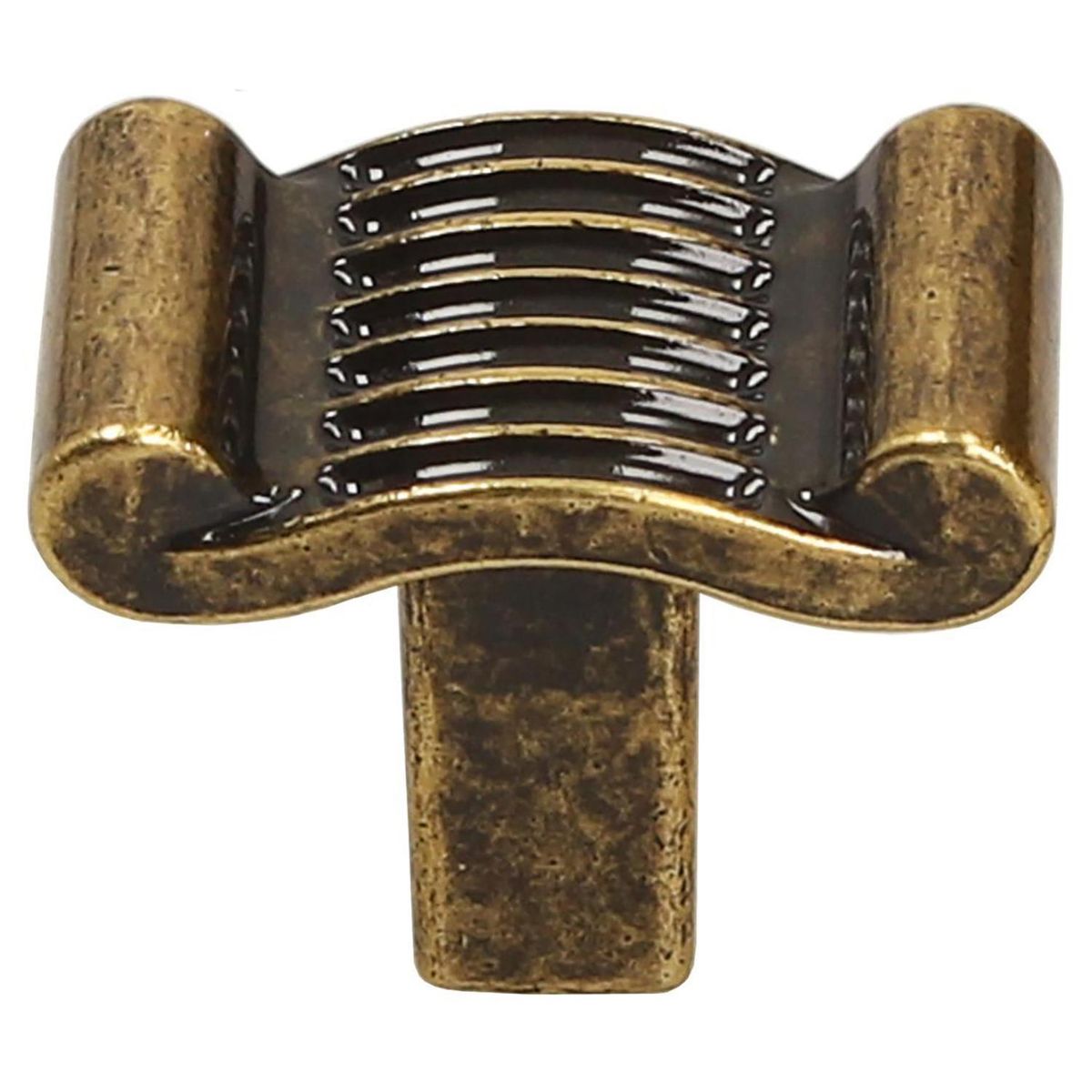 FIXSER - Pomo 19mm zamak cuero viejo gr37