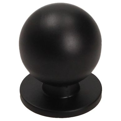 Pomo 22mm zamak negro mate gn33