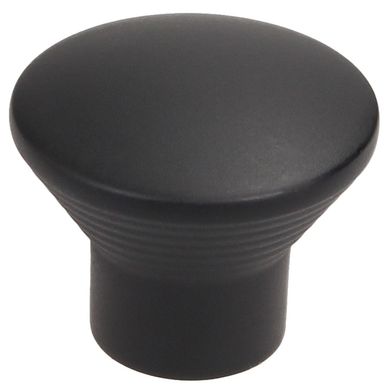Pomo 23mm zamak negro mate ga09
