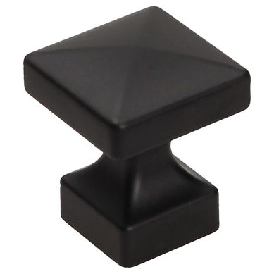 Pomo 25mm zamak negro mate gr47