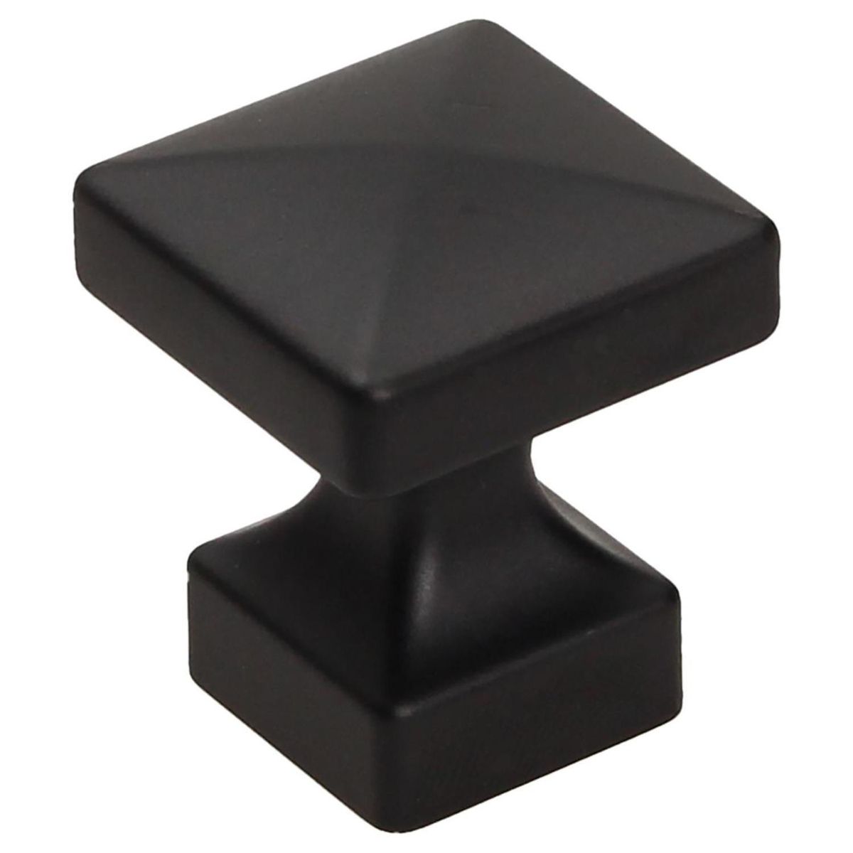 FIXSER - Pomo 25mm zamak negro mate gr47