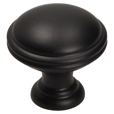 Pomo 29 mm zamak negro mate gr49