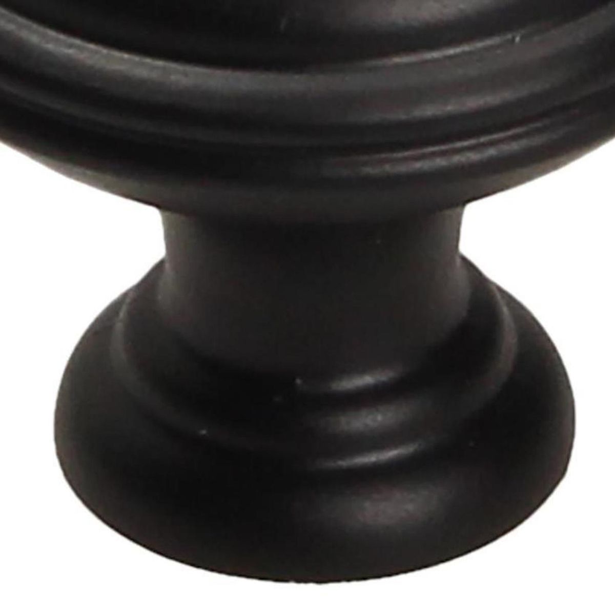 FIXSER - Pomo 29 mm zamak negro mate gr49