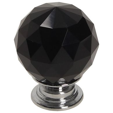 Pomo 30mm cristal negro gp14