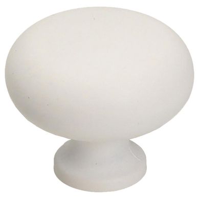 Pomo 32mm zamak blanco mate soft touch gp16