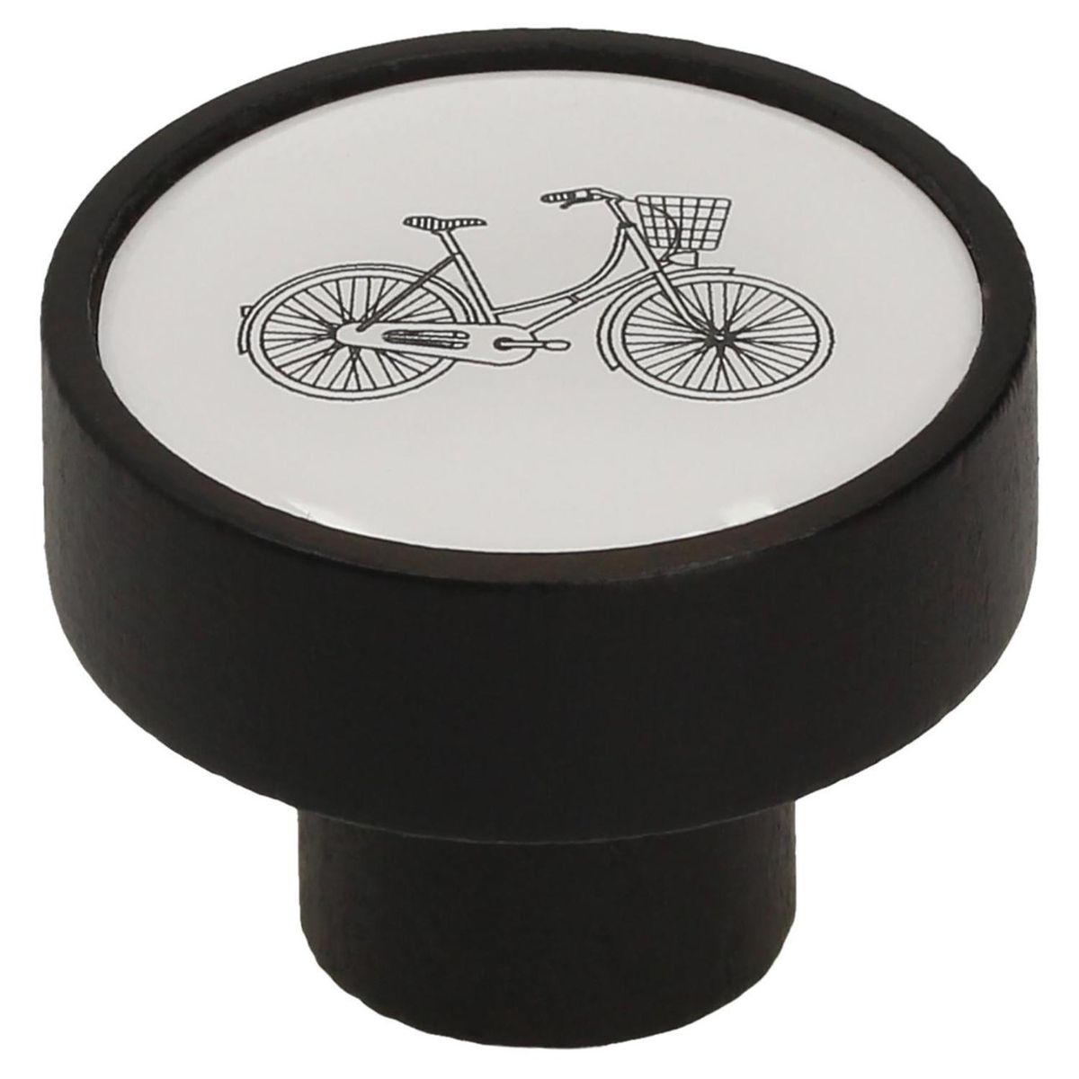 FIXSER - Pomo 36mm haya negro mate gd08 bicicleta