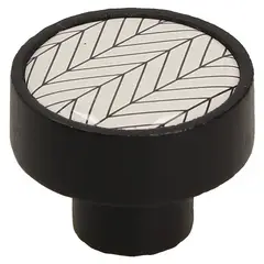 FIXSER - Pomo 36mm negro mate