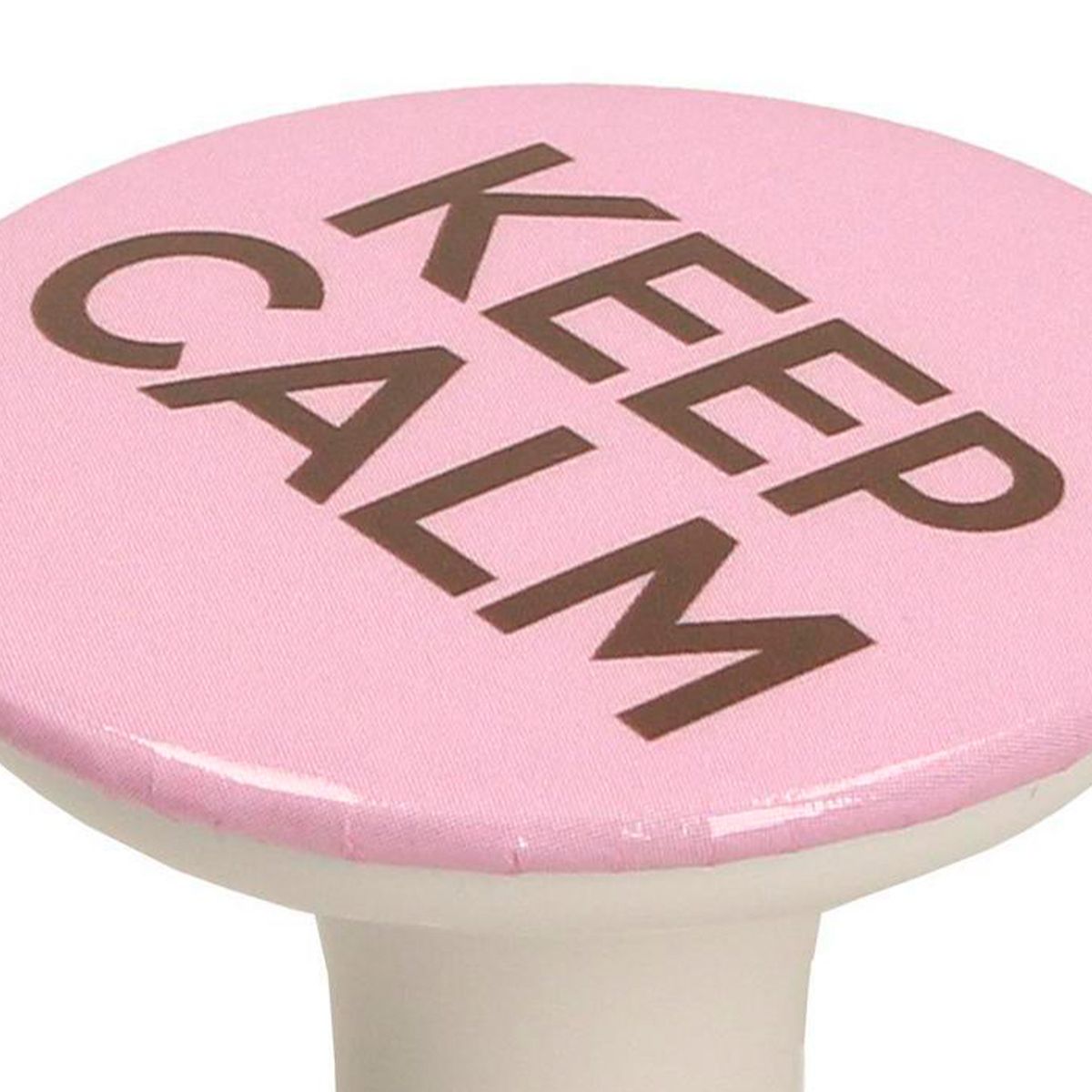 FIXSER - Pomo 49 mm abs gx01 rosa keep calm
