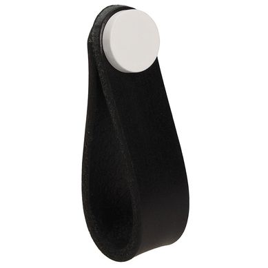 Pomo piel negro botn blanco gl24