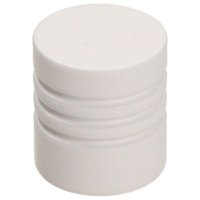 Pomo 20 mm zamak blanco mate ga27