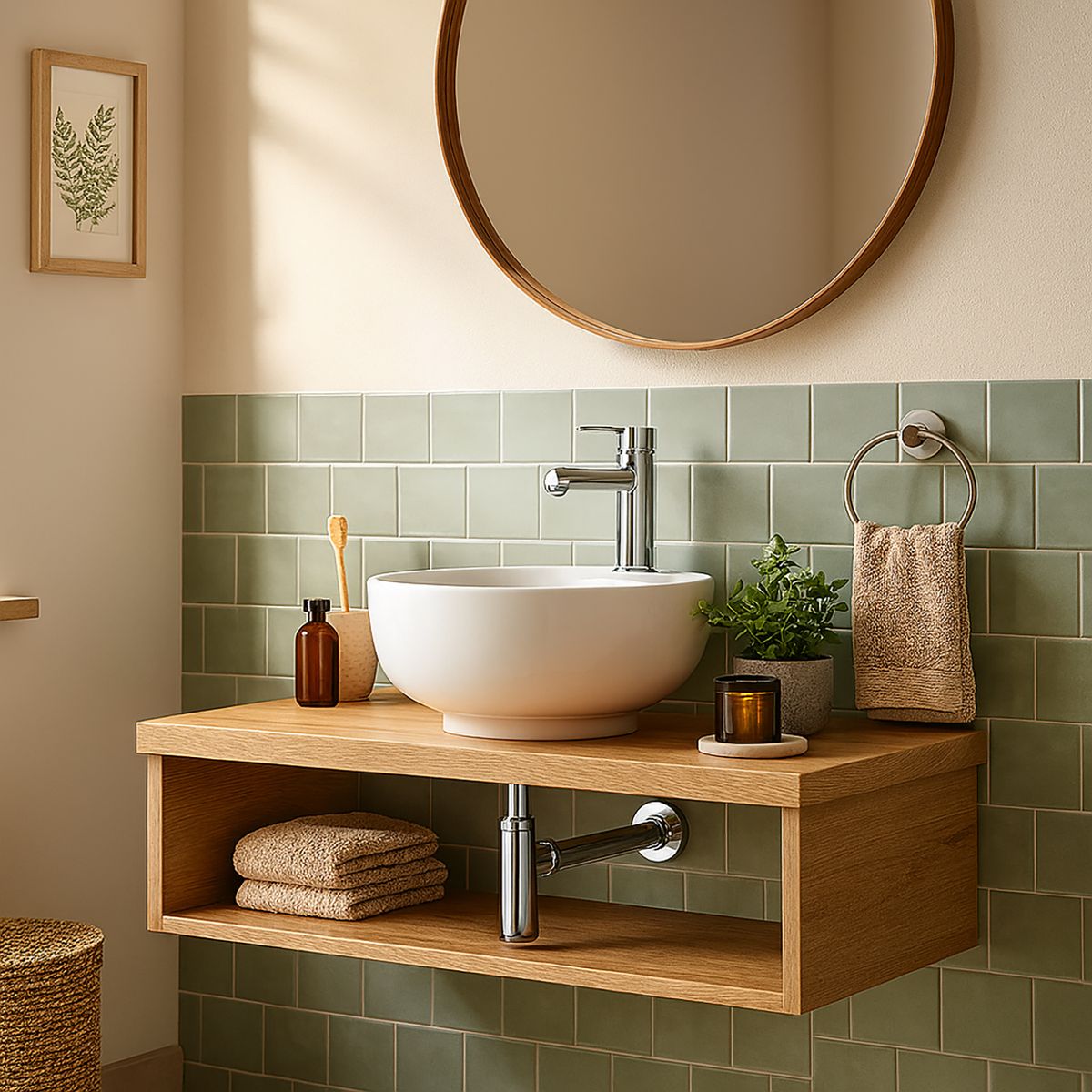 SENSI DACQUA - Sifón botella cromado 1 1/4" x 32 mm