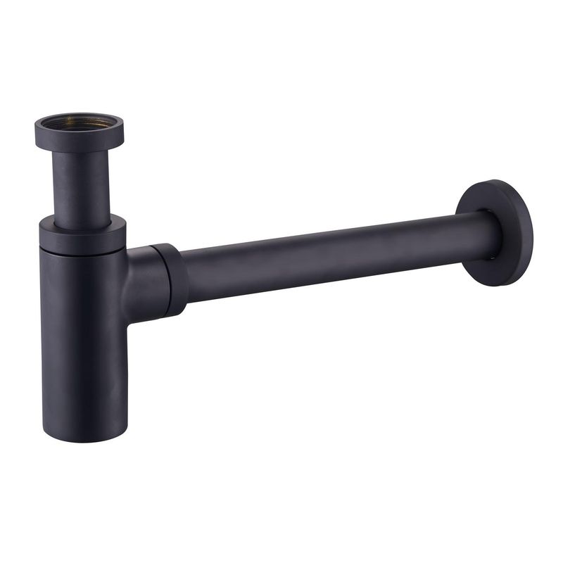 SENSI DACQUA - Sifón botella negro 1 1/4" x 32 mm