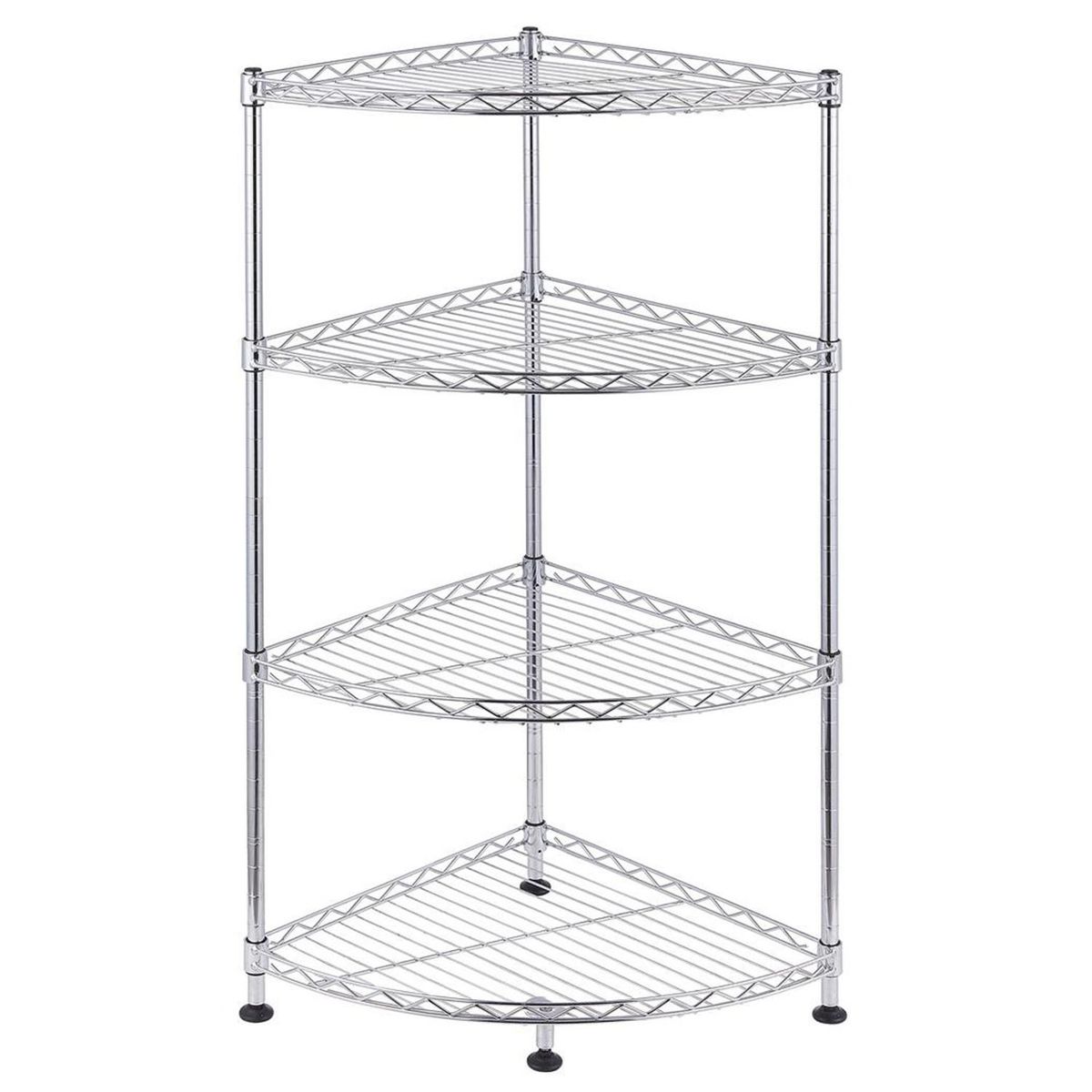 JUST HOME COLLECTION - Estante Acero 4 Nivel(es) 35x80x35 cm Cromo