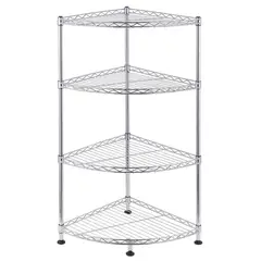 JUST HOME COLLECTION - Estante Acero 4 Nivel(es) 35x80x35 cm Cromo