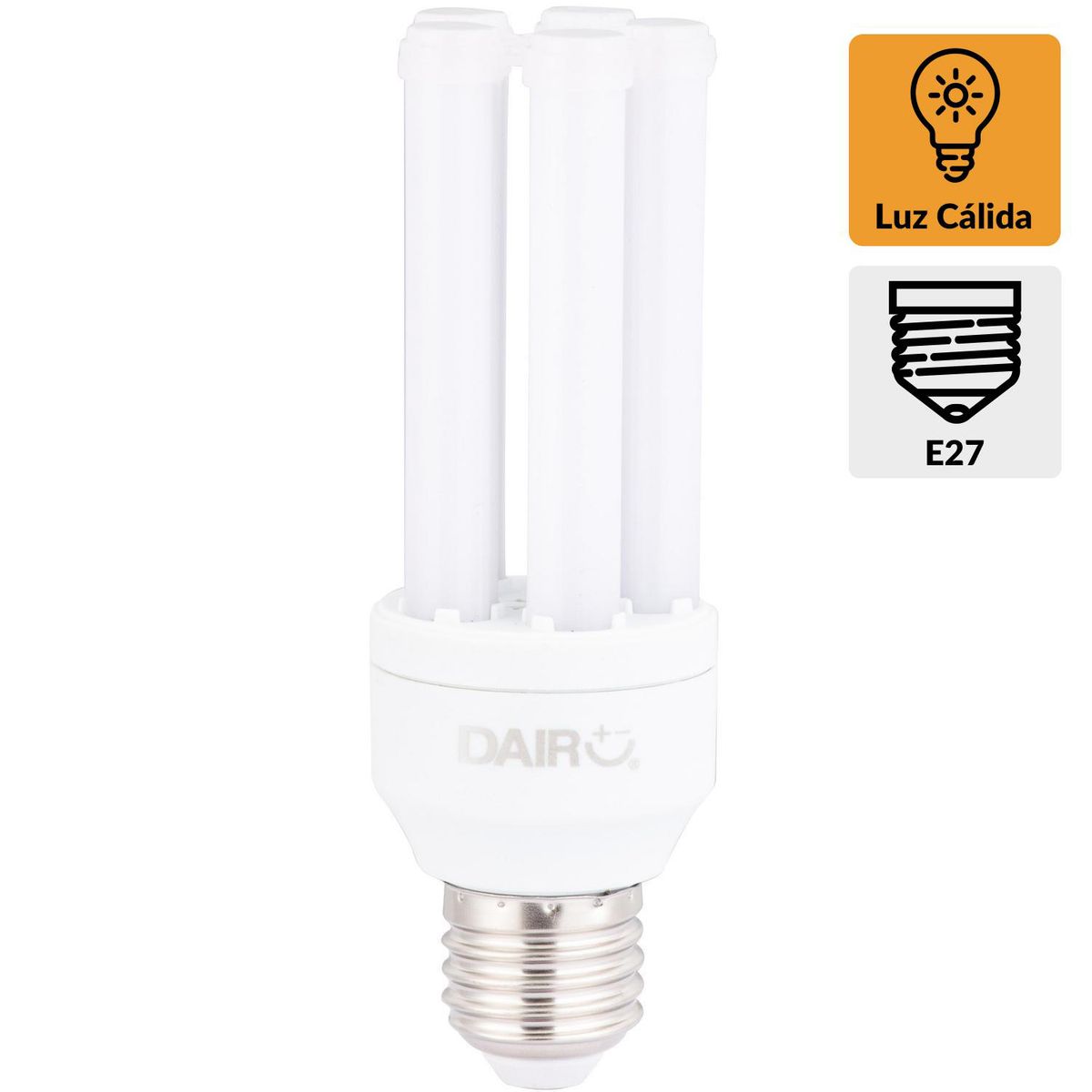 DAIRU - Pack 2 Led 10 W E27 760 lm Luz Cálida