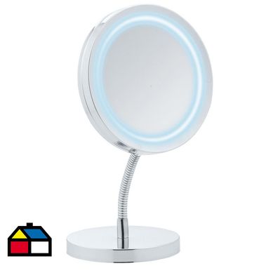 Espejo cosmtica con luz 15 cm
