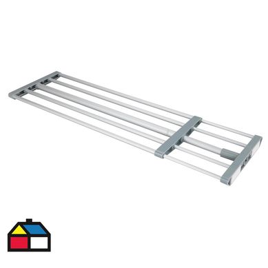 Repisa  extendible Plata mate